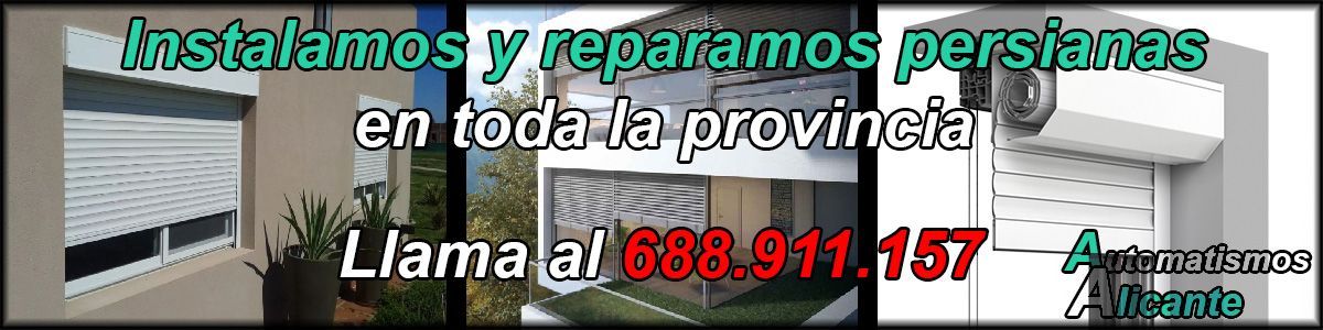 persianas en toda la provincia de alicante